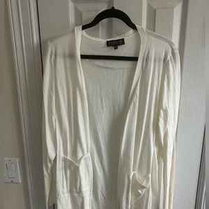 Eloquii white cardigan in size 18/20!